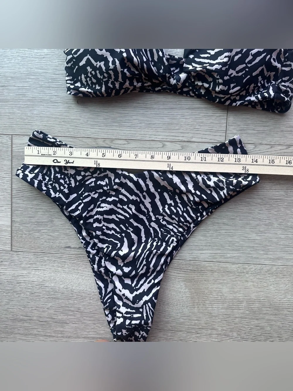 Animal Print Large Bikini cheeky bottom